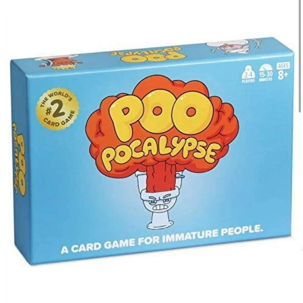 Poo Pocalypse Card Game - The Hilarious Family Party Game for Kids & Adults